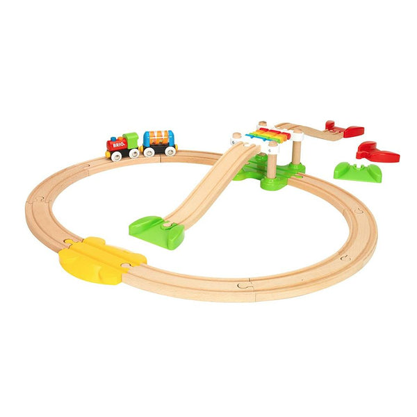BRIO My First - My First Railway Beginner Pack - 18 Pieces-Panda Kids and Baby