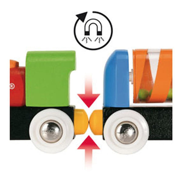 BRIO My First - My First Railway Beginner Pack - 18 Pieces-Panda Kids and Baby