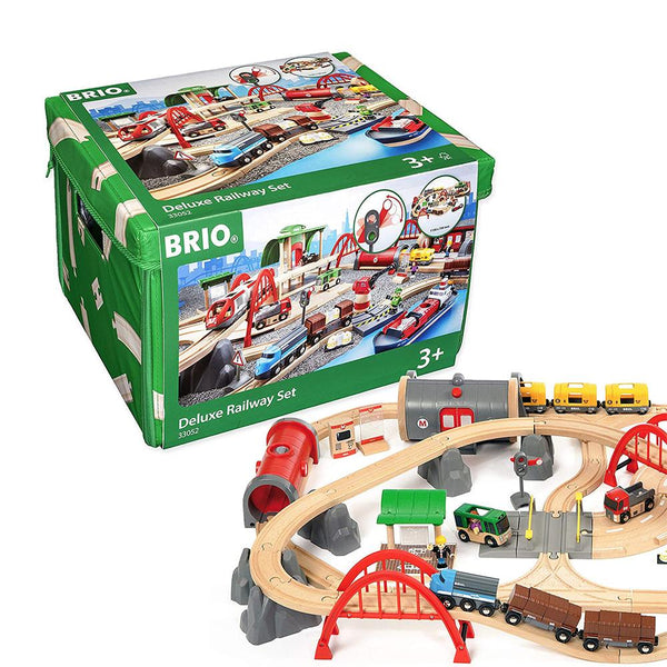 BRIO Set - Deluxe Railway Set - 87 Pieces-Panda Kids and Baby