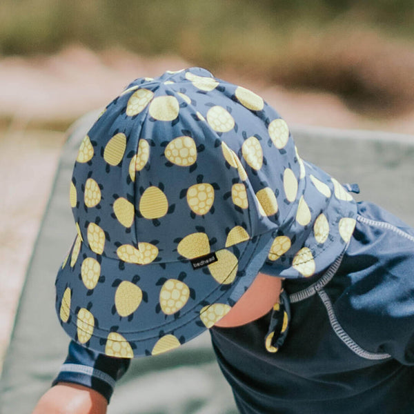 Bedhead Hats - Kids Swim Legionnaire Hat - Turtle-Panda Kids and Baby
