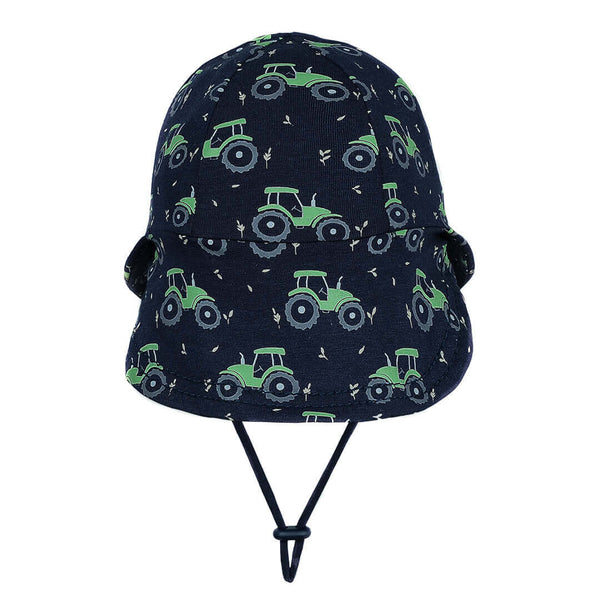 Bedhead Hats - Legionnaire Flap Sun Hat - Tractor-Panda Kids and Baby