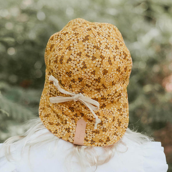 Bedhead Hats - 'Lounger' Baby Reversible Flap Sun Hat - Farah & Flax-Panda Kids and Baby