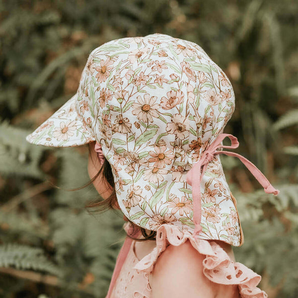 Bedhead Hats - 'Lounger' Baby Reversible Flap Sun Hat - Poppy & Rosa-Panda Kids and Baby