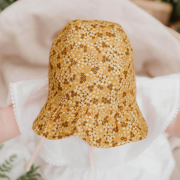 Bedhead Hats - 'Searcher' Reversible Ruffle Bonnet - Farah & Flax-Panda Kids and Baby