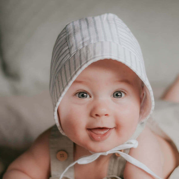 Bedhead Hats - 'Seeker' Reversible Sun Bonnet - Finley & Blanc-Panda Kids and Baby