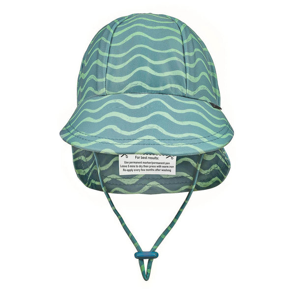 Bedhead - Kids Swim Legionnaire Hat - Waves-Panda Kids and Baby
