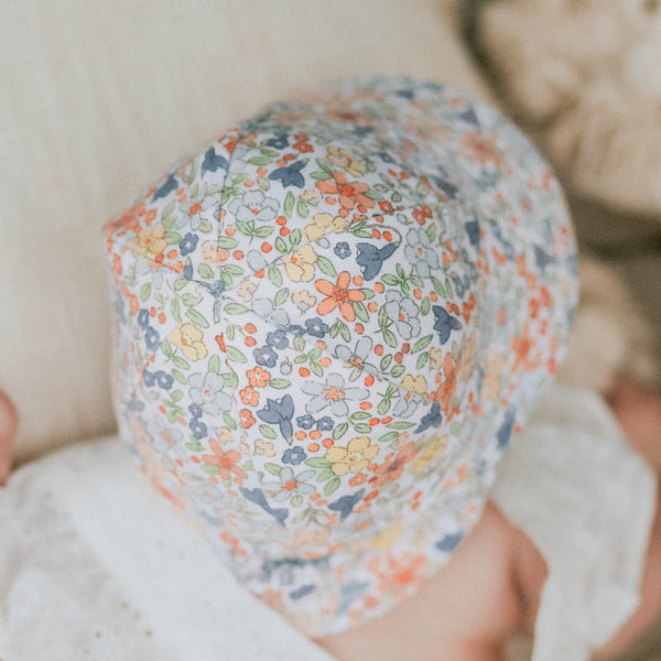 Bedhead - Legionnaire Flap Sun Hat - Bluebell-Panda Kids and Baby
