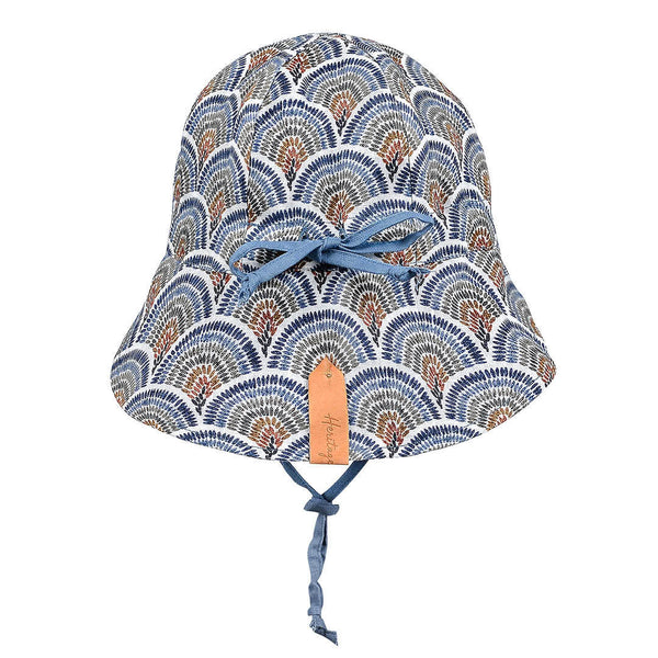 Bedhead - 'Lounger' Baby Reversible Flap Sun Hat - Sydney & Steele-Panda Kids and Baby