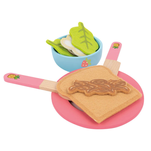 Bluey - Wooden BBQ & Salad Set-Panda Kids and Baby