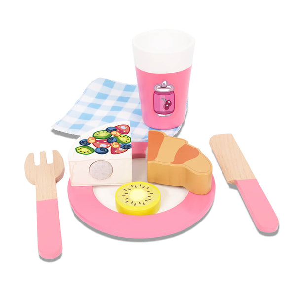 Bluey - Wooden Picnic Set-Panda Kids and Baby
