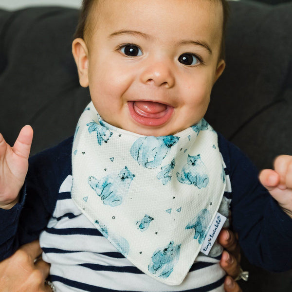 Tiny Twinkle - Bandana Bib - Forest Set of 2-Panda Kids and Baby