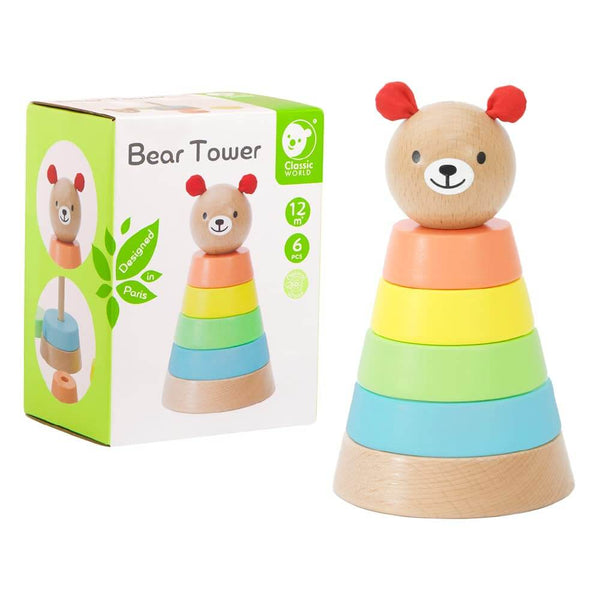 Classic World - Bear Tower-Panda Kids and Baby