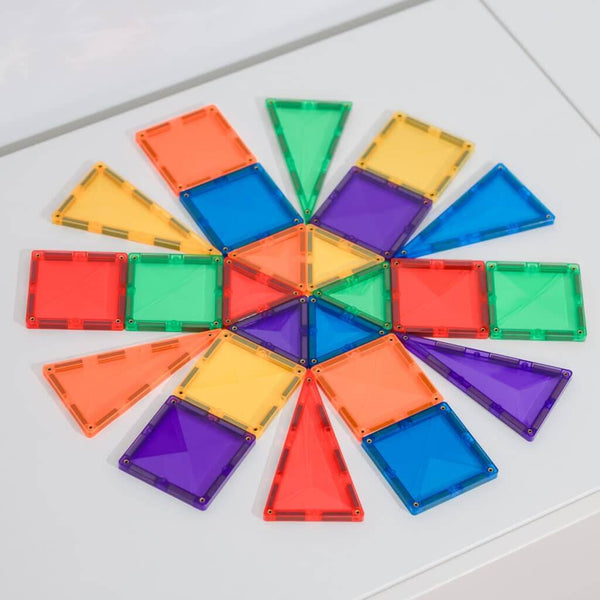 Connetix Tiles - Rainbow Mini Pack 24 pc-Panda Kids and Baby