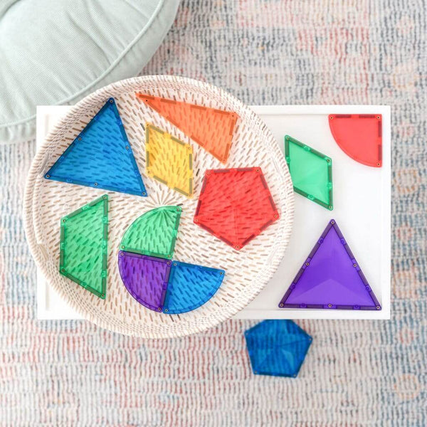 Connetix Tiles - Rainbow Shape Expansion Pack 36 pc-Panda Kids and Baby