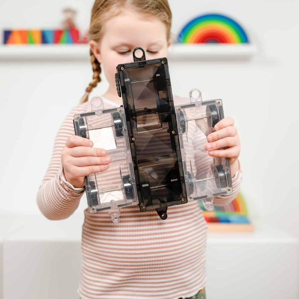 Connetix Tiles - Rainbow Transport Pack 50 pc-Panda Kids and Baby