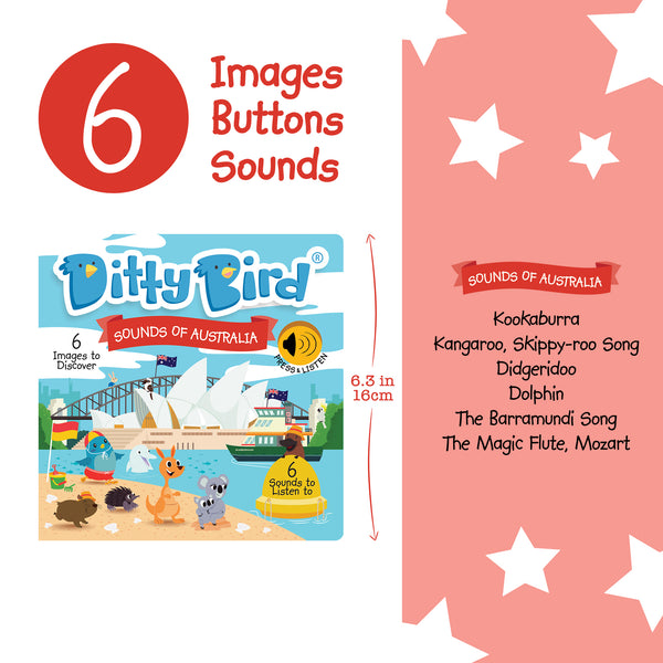 Ditty Bird - Interactive Musical and Sound Books - Available in Various Titles-Panda Kids and Baby
