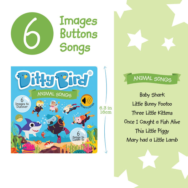 Ditty Bird - Interactive Musical and Sound Books - Available in Various Titles-Panda Kids and Baby