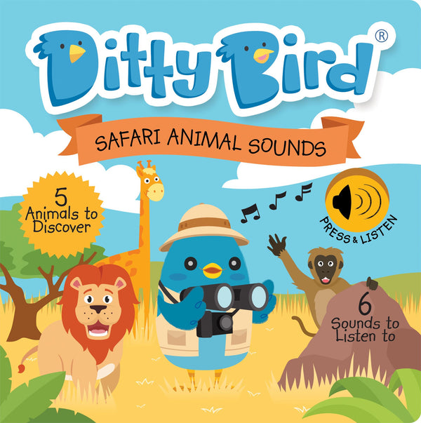 Ditty Bird - Interactive Musical and Sound Books - Available in Various Titles-Panda Kids and Baby