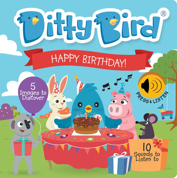 Ditty Bird - Interactive Musical and Sound Books - Available in Various Titles-Panda Kids and Baby