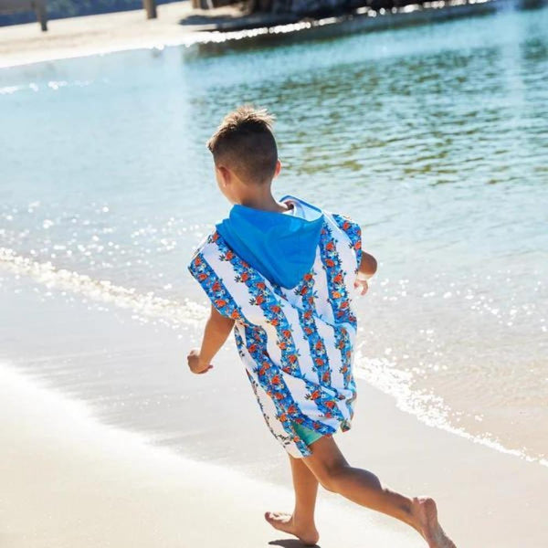 Dock & Bay - Kids Poncho - Quick Dry Hooded Towel - Monkey Business-Panda Kids and Baby