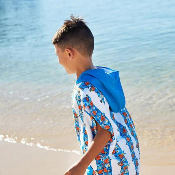 Dock & Bay - Kids Poncho - Quick Dry Hooded Towel - Monkey Business-Panda Kids and Baby