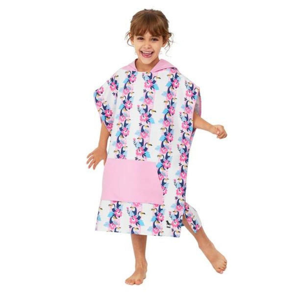 Dock & Bay - Kids Poncho - Quick Dry Hooded Towel - Toucan Tango-Panda Kids and Baby