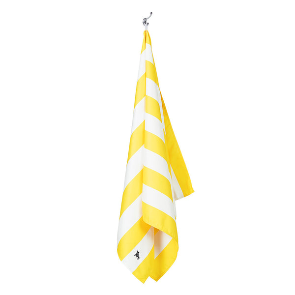 Dock & Bay: Quick Dry Beach Towel Cabana Collection - Boracay Yellow-Panda Kids and Baby