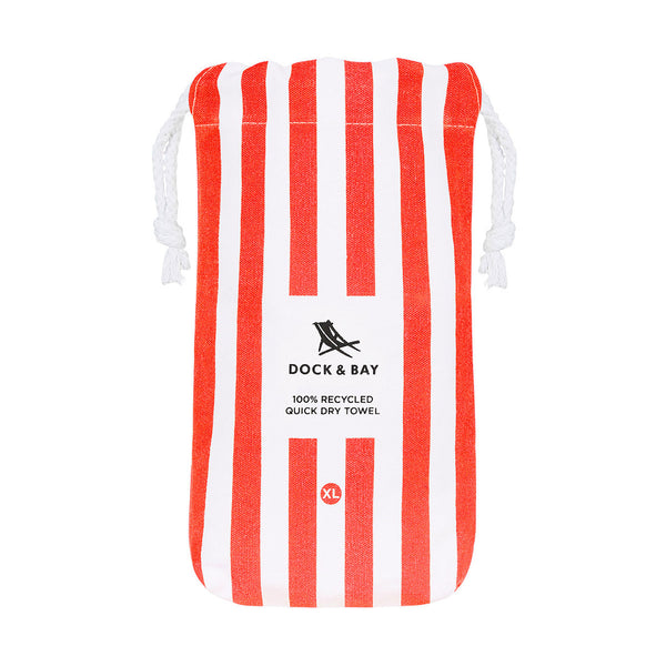 Dock & Bay: Quick Dry Beach Towel Cabana Collection - Waikiki Coral-Panda Kids and Baby
