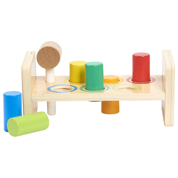 Early Learning Centre - Wooden Hammer Bench-Panda Kids and Baby