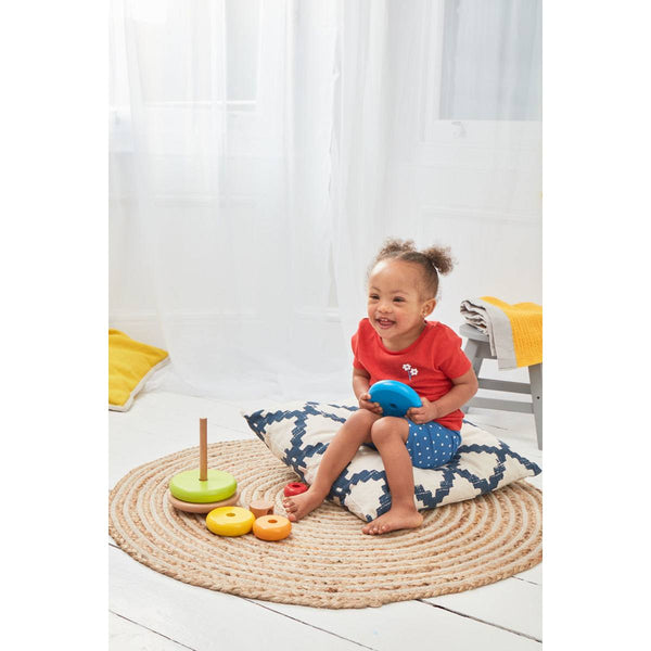 Early Learning Centre - Wooden Stacking Ring-Panda Kids and Baby