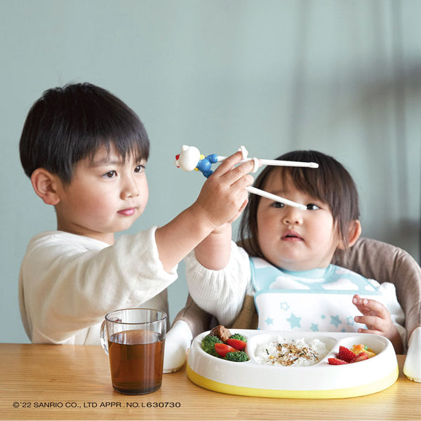 EDISON - Kids Training Chopstick Right Handed - Hello Kitty with Case -Made in Korea-Panda Kids and Baby