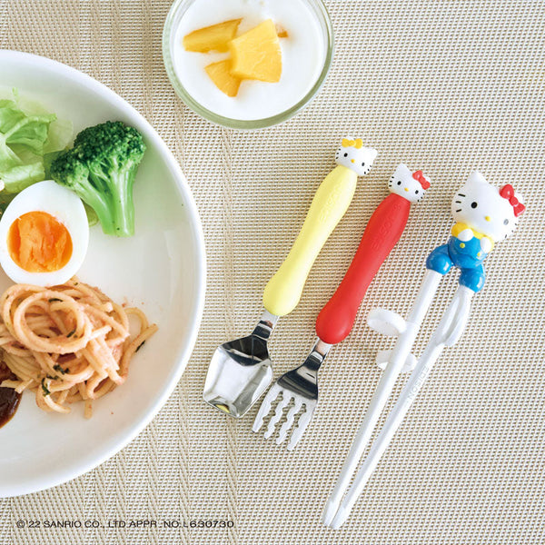 EDISON - Kids Training Chopstick Right Handed - Hello Kitty with Case -Made in Korea-Panda Kids and Baby