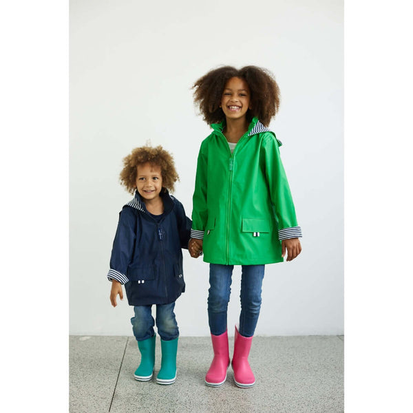 French Soda Raincoat - Navy-Panda Kids and Baby
