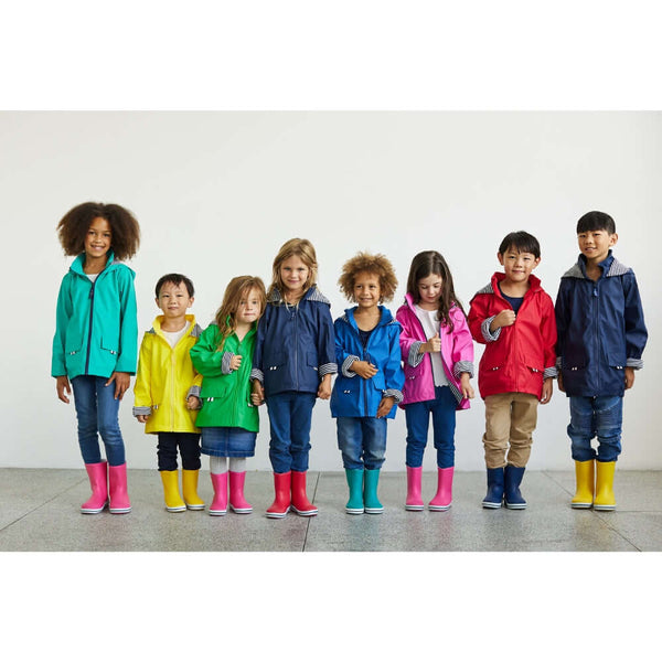 French Soda Raincoat - Navy-Panda Kids and Baby