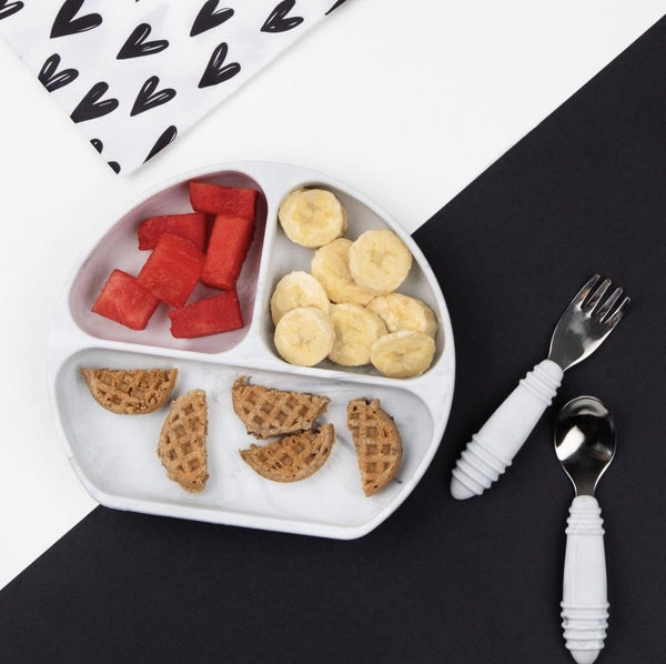 Bumkins - Silicone Grip Dish - Multi Colours Available-Panda Kids and Baby