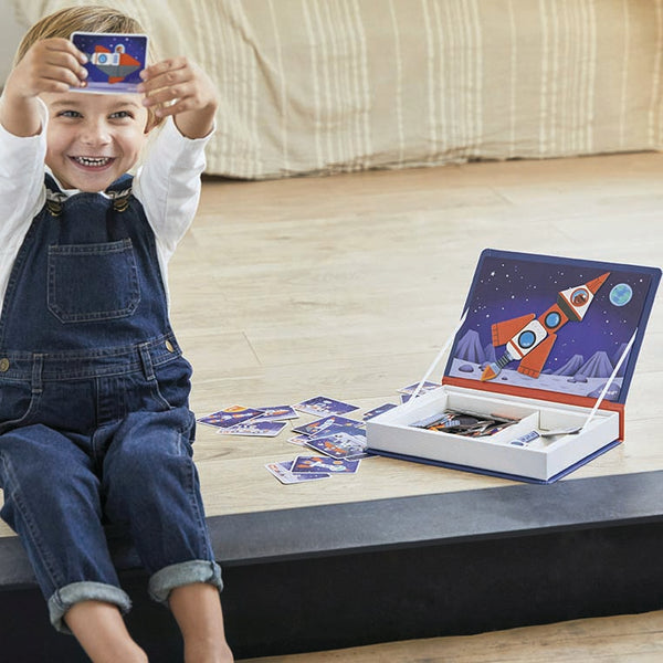 Janod - Cosmos Magnetibook-Panda Kids and Baby