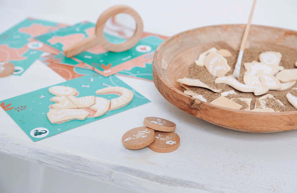 Janod - Dino Dig Game-Panda Kids and Baby