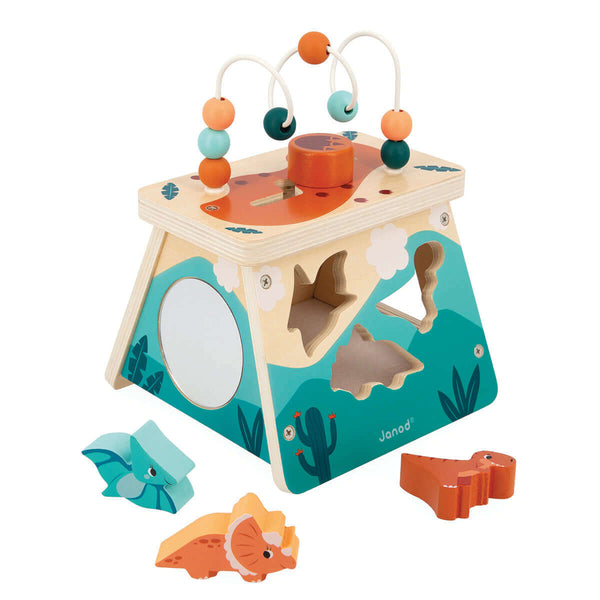 Janod - Dino Multi-Activity Volcano-Panda Kids and Baby