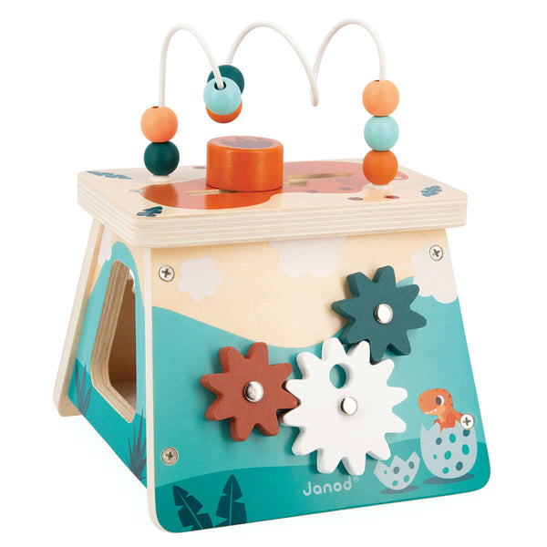 Janod - Dino Multi-Activity Volcano-Panda Kids and Baby