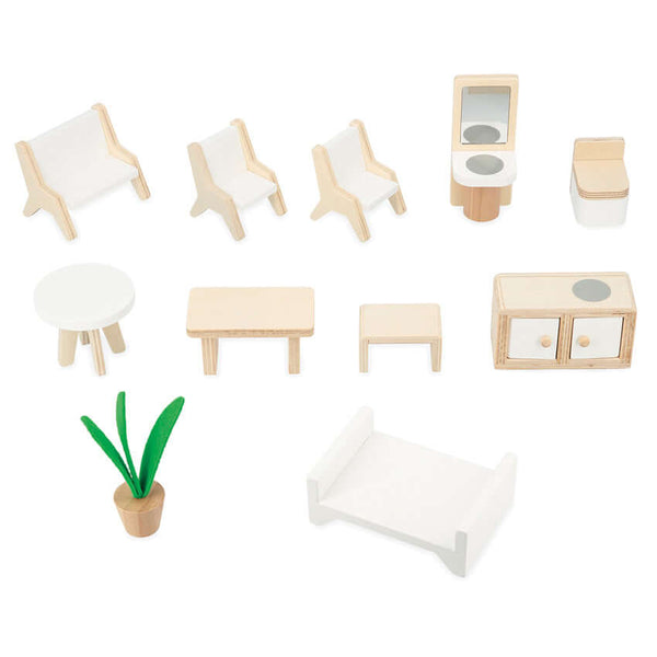 Janod - Dolls House-Panda Kids and Baby