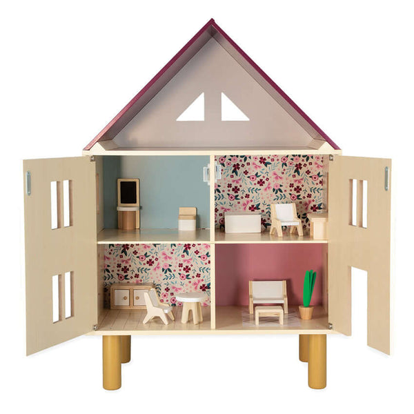 Janod - Dolls House-Panda Kids and Baby