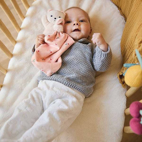 Kaloo - Carre Doudou Bear Leaves of Love-Panda Kids and Baby