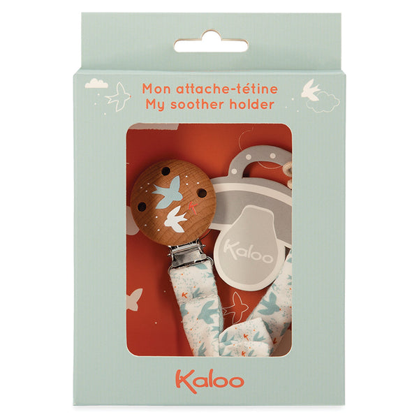 Kaloo - Kdoux Pacifier Holder Dove-Panda Kids and Baby
