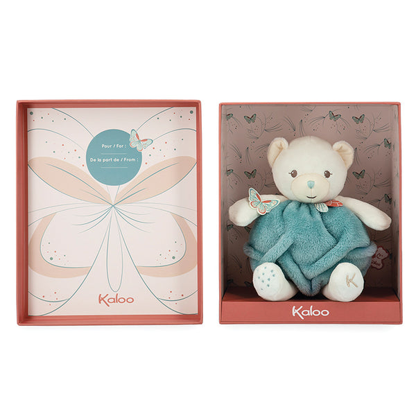 Kaloo - Plume Bear Medium Teal-Panda Kids and Baby