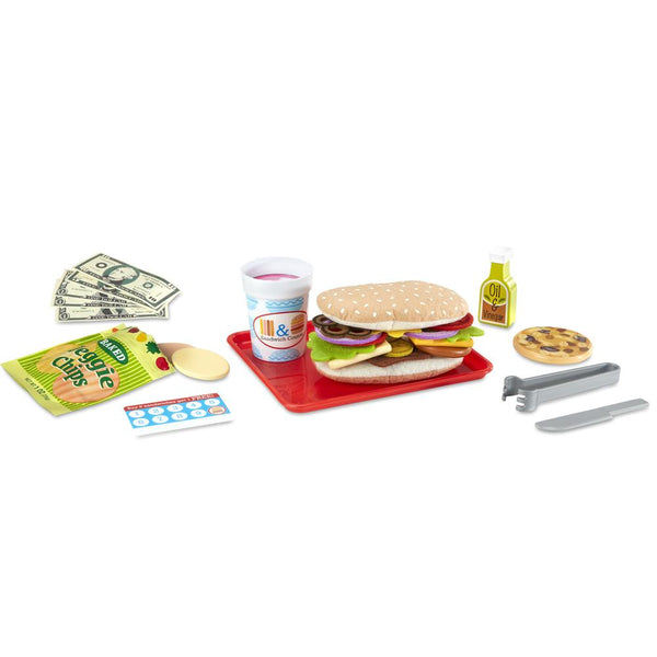 Melissa & Doug - Slice&Stack Sandwich Counter-Panda Kids and Baby