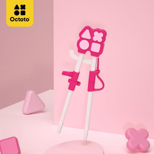 Octoto - Adjustable Kids Learning Chopstick with Carry Case-Panda Kids and Baby