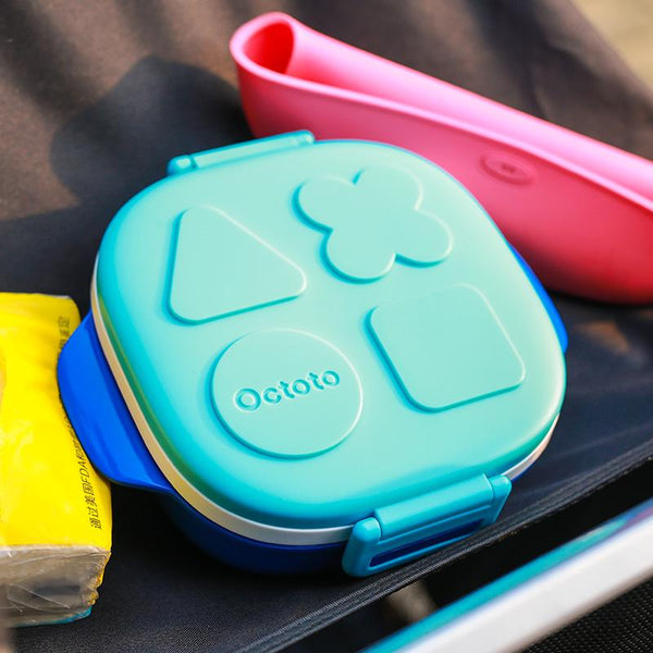 Octoto - Kids Stainless Steel Divided Plate Dining Set - Classic Model-Panda Kids and Baby