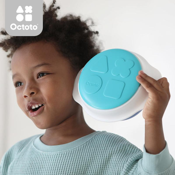 Octoto - Stainless Steel Kids UFO Water-Infusion Vacuum Bowl-Panda Kids and Baby