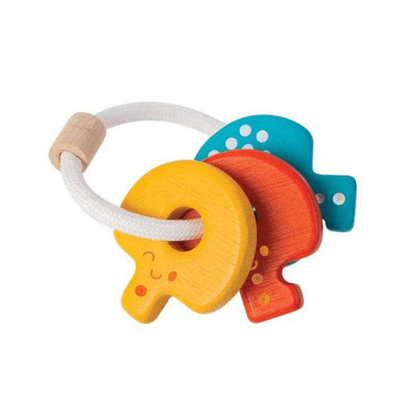 PlanToys - Baby Key Rattle-Panda Kids and Baby