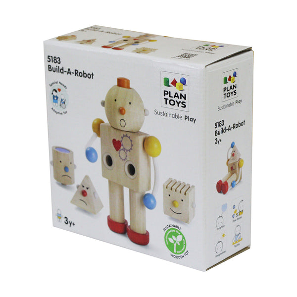 PlanToys - Build-A-Robot-Panda Kids and Baby